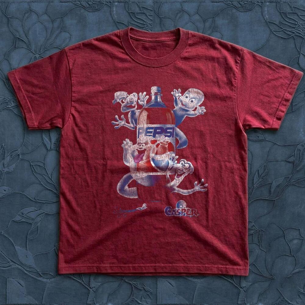Gildan Casper The Friendly Ghost X Pepsi Design
